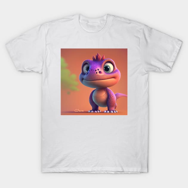 Baby Dinosaur Dino Bambino - Clara T-Shirt by KOTOdesign